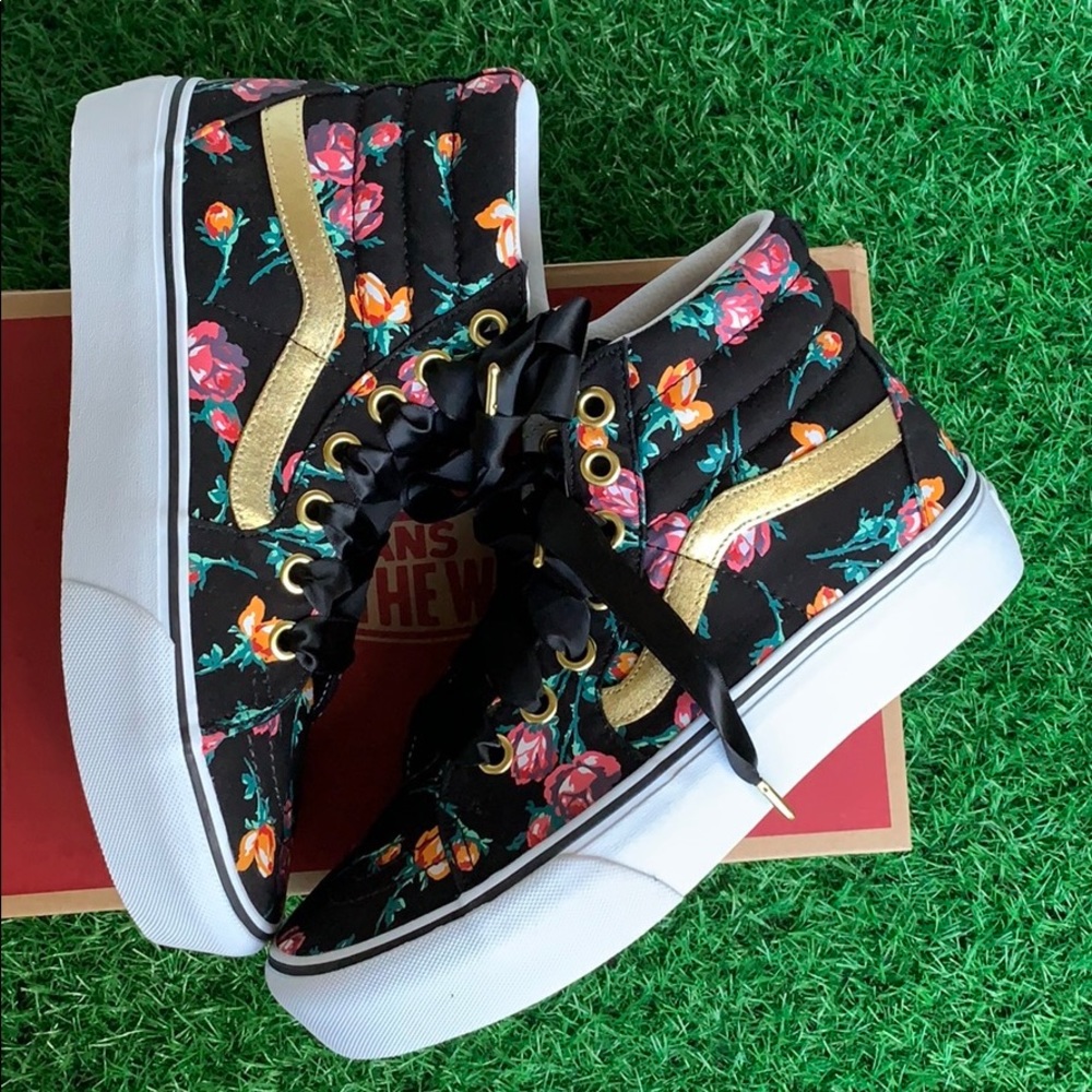 VANS SK8-Hi PLATFORM 2 Oversized Lace Floral/Tr M - Picture 15 of 16